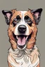 Placeholder: illustration dog meme face