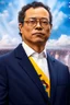 Placeholder: Retrato cyberpunk Gustavo Petro calidad ultra