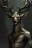 Placeholder: deer wendigo human hybrid, realistic art