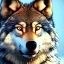 Placeholder: Wolf, red, orange, yellow, green, blue, purple, masterpiece, expert, 8K, hyperrealism, sharp focus, cinematic lighting