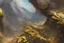 Placeholder: Wide shot of a fantasy canyon. Concept art, highly detailed, wide, trending on artstation.