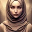 Placeholder: close up portrait of blowing dust as woman in hijab, artwork manipulation, ray tracing, sharp focus, fine detail, highly intricate, modern surrealism painting, defined cracks and breaks, high-quality, volumetric lighting, 8k, ultrahd, George Grie, Marco Escobedo, Igor Morski,Brian Froud, Howard Lyon, Selina French,