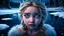 Placeholder: Hyper Realistic Photographic-view of Young Beautiful princess frozen deep-down a frozen-lake with the terrified look on her face & eyes dramatically open with-frozen-tears-&-terrified-worried-expressions in her beautiful-eyes at night showing dramatic & cinematic ambiance.