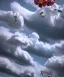 Placeholder: Ultra realistic speed clouds sky scene, wide angle view, strong men falling down with many Childs, circus clothing style, feather color clothing, free jumping flying, many trinkets, hair monster, many jelly beans, balls, color smoke, smile, happy, extreme, wind, clouds sea, 20,000 feet altitude, stratosphere, soft color, highly detailed, unreal engine 5, ray tracing, RTX, lumen lighting, ultra detail, volumetric lighting, 3d, finely drawn, high definition, high resolution.