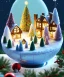 Placeholder: Cute tiny world Christmas diorama