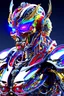Placeholder: super robot with elements of Rydeen, colorful outfit, Cinematic Lighting, fantasy, sharp focus, studio photo, intricate details, highly detailed, 8K, ultra realistic, super realistic, glitter diamonds, bright color, jeweled skin, crystals, sapphires, ornate, white, translucent, silver, intricate and character portrait, perfect anatomy,