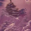 Placeholder: illustration by <Katsushika Hokusai>, purple tones, darkred tones,