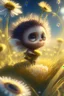 Placeholder: a tiny, very cute chibi fairy clinging to the seed of a dandelion flies over a field of flowers in sunshine Nikon D850 highly detailed digital painting sharp focus elegant fantasy oil on canvas 4k very attractive beautiful wallpaper award winning fantastic view crisp quality Unreal Engine very cute pixar acrylic art