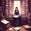 Placeholder: As the music begins, a young woman sits alone in a dimly lit room, surrounded by stacks of dusty books and papers. She looks lost in thought, her eyes fixed on a single spot on the wall as she listens intently to the low-quality recording on the tape player in front of her.