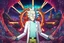Placeholder: Rick in 8k anime realistic drawing style, Rick and morty world, close picture, neon, intricate details, highly detailed, high details, detailed portrait, masterpiece,ultra detailed, ultra quality