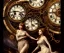 Placeholder: Trapped in time ” beautiful Woman trapped in a grand clock, Scenic background and foreground, Hyperdetailed, Royo, Ferri, Minguez, glowing edges, Mucha, Cina. Cinematic, WLOP, 8K, concept, sharp focus, rutkowski, detailed, Artgerm, Unity 3D, Gerald Brom, Pino Daeni, volumetric lighting