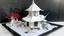Placeholder: A white sky with a flowing observatory designed in Japanese origami painted by Pieter Bruegel the Elder