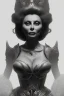 Placeholder: Sophia Loren as evil queen in black leather, cleavage, angry, stern look. character design by cory loftis, fenghua zhong, ryohei hase, ismail inceoglu and ruan jia. unreal engine 5, artistic lighting, highly detailed, photorealistic, fantasy