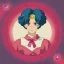 Placeholder: Sailor moon, Beautiful, Fire witch, round face, pale skin, wild curly pink hair, red eyes, pink and red eyeshadow, pink glossy lips, wearing a pink witch, wearing a red crystal necklace