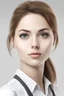 Placeholder: Professional Description To generate matching images, we need to specify the details more precisely, adding specific dimensions and specifications for each part of the face to achieve the best possible match. Here are more detailed descriptive steps: 1. Eyes Shape: The eyes are oval in shape, with a slight slope at the outer corner of each eye. Size: Average in size relative to the width of the face. Distancing: The distance between the eyes is approximately equal to the width of one eye, wh