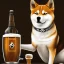 Placeholder: shiba inu drinking beer in nazi germany