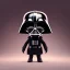 Placeholder: tiny cute {Darth Vader} toy, standing character, soft smooth lighting, soft pastel colors, skottie young, 3d blender render, polycount, modular constructivism, pop surrealism, physically based rendering, square image