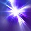 Placeholder: rays of light embracing purple cyan