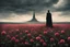 Placeholder: Childe Roland to the Dark Tower Came, standing in a proliferous field of faded roses