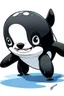 Placeholder: orca cartuun chibi with leg