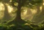 Placeholder: forest trees sunshine mountains