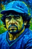 Placeholder: Crea un retrato del futbolista Diego Maradona al estilo Van Gogh