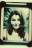 Placeholder: Polaroid picture of a woman