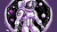 Placeholder: SPACE SUIT GIRL IN SPACE SHIP, SCI-FI STYLE, WHITE AND PURPLE COLORS