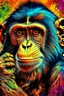 Placeholder: Show me monkey in love but in acid styl, more in love and more , more