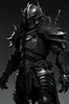 Placeholder: A futuristic “medieval” big, dark, grim and scary knight inspired by warhammer