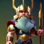 Placeholder: Clash of clans art style of a cute thor, full body, by mobeius, au naturel, hyper detailed, digital art, trending in artstation, cinematic lighting, studio quality, smooth render, unreal engine 5 rendered, octane rendered, art style by klimt and nixeu and ian sprigger and wlop and krenz cushart