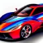 Placeholder: fullbody Drawing of 'sketch of HyperCar',intricate detail,andrea bonelli,Kilian Eng,Ohrai,evan lee,Aleksandr Sidelnikov,KyuYong Eom,three quarters frontal aerial view,toned colors,16k