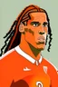 Placeholder: Virgil van Dijk Dutch football player cartoon 2d