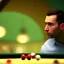 Placeholder: portrait of billiard player,in underground wonderland, rendered in the style of pixar