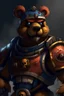 Placeholder: Freddy fazbear as a Warhammer space marine