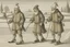 Placeholder: The wise men, Melchior, Gaspar and Baltasar, skating on the ice