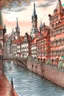 Placeholder: fantasy drawings of basel, switzerland