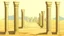 Placeholder: The city buried in the desert with tall columns