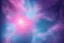 Placeholder: cosmos crystal soft blue and pink