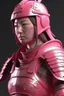 Placeholder: 3d render, a women wearing pink samurai armours, close-up shot --ar 9:16 --ar style raw