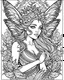 Placeholder: fairy coloring page