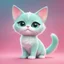 Placeholder: A delightful and adorable cartoon illustration featuring a cute mint-colored cat against a charming pink background, (delightful illustration:1.4), (adorable cartoon cat:1.5), (charming pink background:1.3), (expressive mint hues:1.2), inspired by the styles of cute cartoon artists, trending on ArtStation, Intricate, Sharp focus, vibrant lighting, (whimsical:1.4), (playful ambiance:1.3), (lush fur details:1.5), Cartoon, Masterful, Captivating, High Detail, Cinematic view