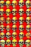 Placeholder: faces of the ultimate tribunal done with skulls