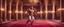 Placeholder: Hyper Realistic handsome Young shirtless muscular Indian king Dancing in a traditionally beautiful Indian palace with traditional pillars with small fancy chandeliers & beautiful maroon carpet at night