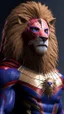 Placeholder: lion with head spiderman, ultra realistic, 4k, ultra detail, full body