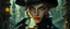 Placeholder: close up portrait of clever crow vintage thief quickling juggler woman in then elven magical green city of Forgotten Realms, myth drannor