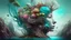 Placeholder: surreal abstract artwork that combines elements of nature, technology and human emotions