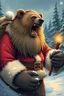 Placeholder: santa beast bear