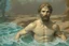 Placeholder: man in camo swim in deep water by andrea del sarto