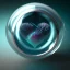 Placeholder: Glass shape of heart,shallow depth of field 50, macro lens, unreal engine 5, ultra detailed